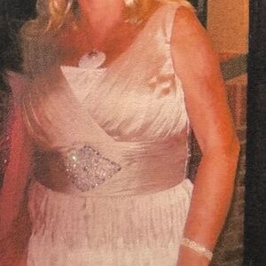 Designer cocktail dress